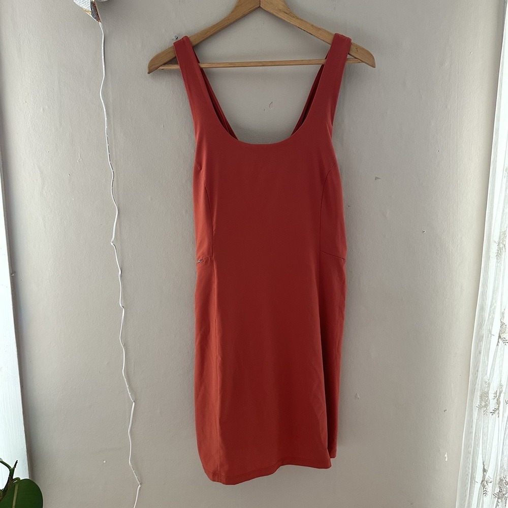REI Womens Active Pursuits Dress Size M Orange Athletic Tennis Shorts Fitness
